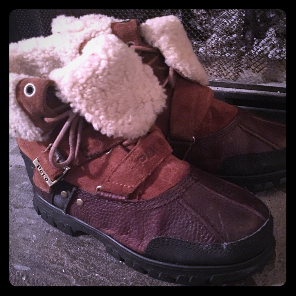 Polo Ralph Lauren shearling lined boot - Picture 2 of 8